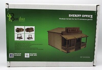 Bandua Wargames: SHERIFF OFFICE SCENERY WARGAMES 28MM / 32MM