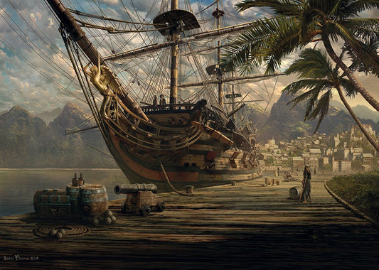 Ship at Anchor Puzzle, 1000-Piece