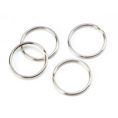 Split Rings 22mm Silver 5pc