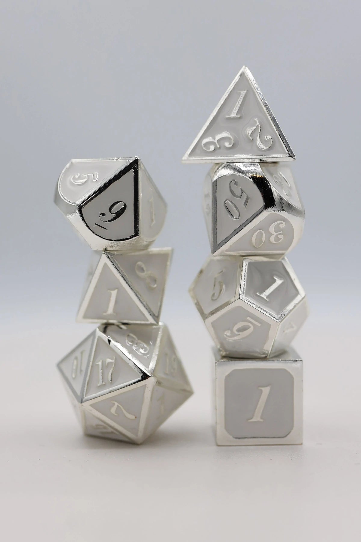 Foam Brain Game Silver w/ White Metal 7pc