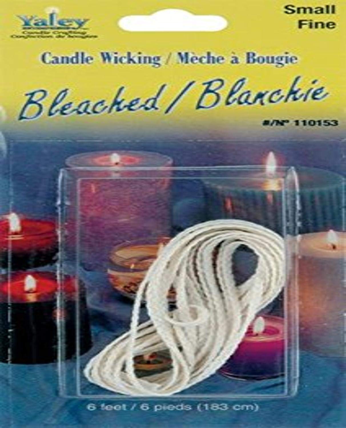 Candle Crafting Small Flat Braid Candle Wick, 6-Feet