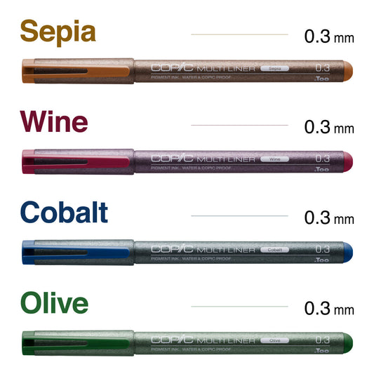 Copic Multiliner 4 Pens Set