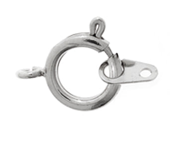 Spring Ring/Attachment 6mm Nickel Color