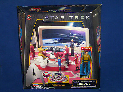STAR TREK MOVIE BRIDGE PLAYSET W/FIGURE