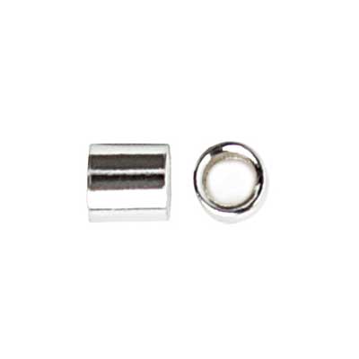 SS.925 CRIMP TUBE 2x2mm APRX 2.5g