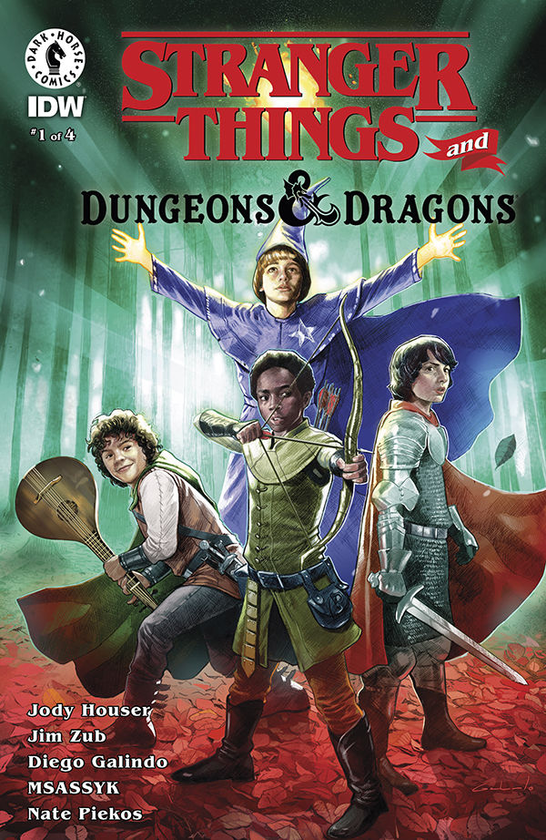 STRANGER THINGS AND DUNGEONS & DRAGONS #1 (DIEGO GALINDO VARIANT COVER)