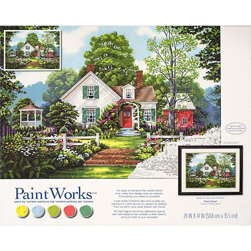 Summer Cottage, Paint by Number_73-91804