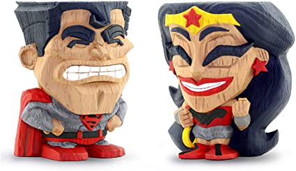 DC Comics Red Son Superman & Wonder Woman Teekeez Two-Pack