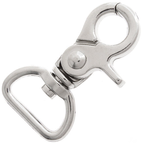 Swivel Clip D-ring 44x30mm Nickel Color LF/NF