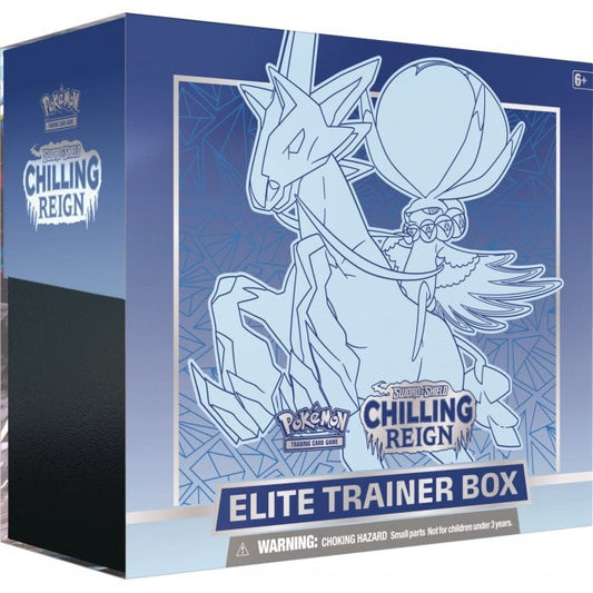 Pokemon: Sword & Shield—Chilling Reign Elite Trainer Box (Ice Rider Calyrex)