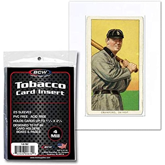 Tobacco Card Insert Sleeve