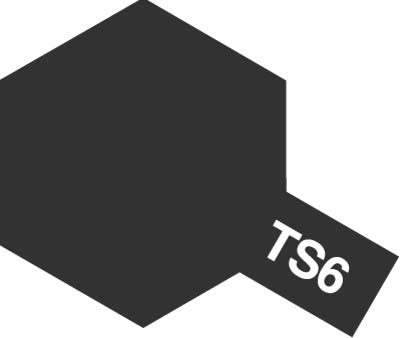 Tamiya Color Spray Paints no.6 TS-6 Matt black Item No: 85006