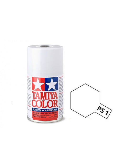 Tamiya Color Spray Paints  86001 PS-1 WHITE