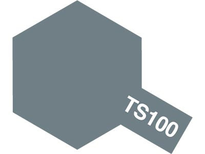 Tamiya Color Spray Paints no.100  TS-100 Semi-Gloss Bright Gun Metal Item No: 85100