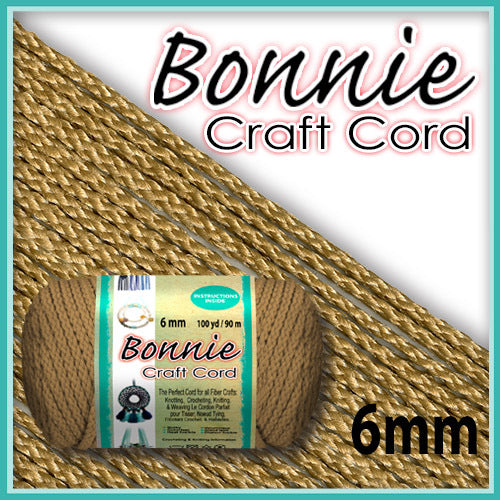 Bonnie Macrame Craft Cord 6mmX100yd & 4mm 100yd