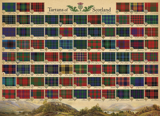 1000pc Puzzle Cobble Hill Tartans of Scotland