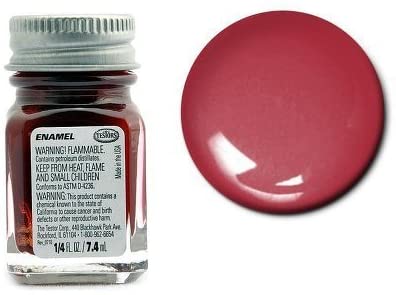 Testors 1529TT Red Metal Flake Enamel Paint