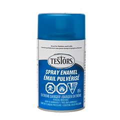 Testors Enamel Spray- Transparent: Blue