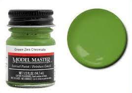 Model Master 1734 Green Zinc Chromate Enamel Paint Jar