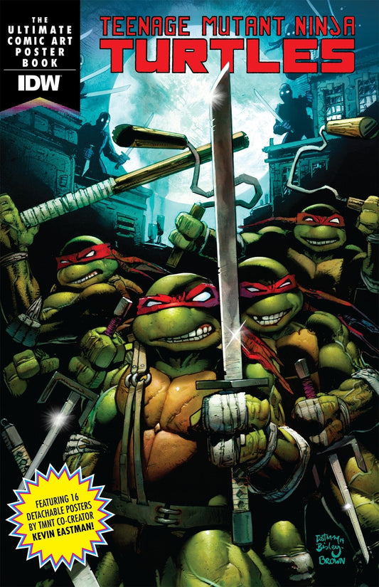 Teenage Mutant Ninja Turtles: The Ultimate Comic Art Poster Book Paperback - Illustrated
