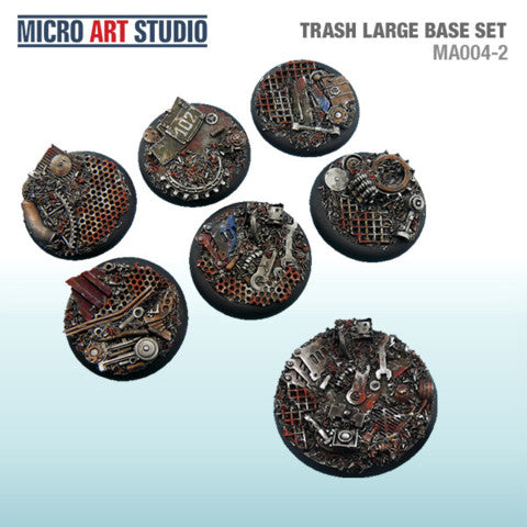 MICRO ART STUDIO  -  Trash Large Base Set 6x 40mm, 1x 50mm
