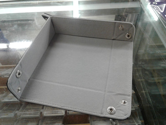 Folding Square Tray w/ Grey Velvet