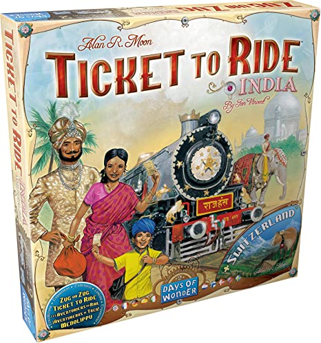 Ticket to Ride Map Collection: Volume 2 – India & Switzerland