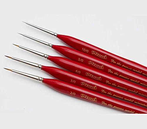 Flex-I-File Ultra Fine Detail Brush Set - 5 Pack