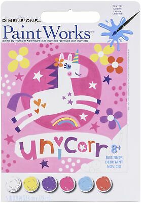 Paint by Number Junior: Unicorn 9 x 9