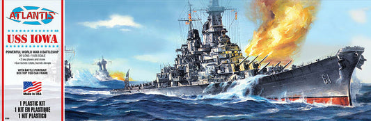USS Iowa BB-61 Big Battleship Plastic Model kit 1/535