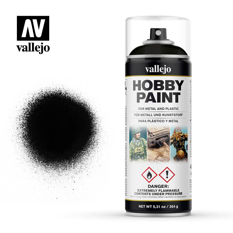 Vallejo Spray Paint 28.012 Black