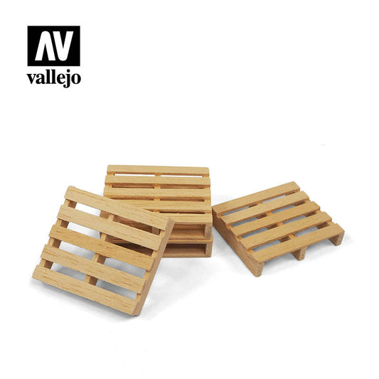 Vallejo Scenery: Wooden Pallets SC233