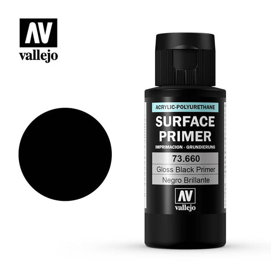 Vallejo Surface Primer: 77.660 Gloss Black