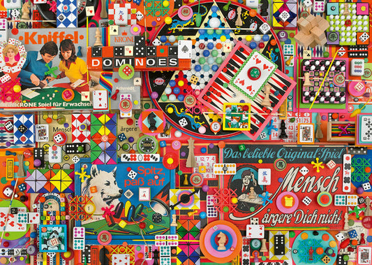 Shelley Davies: "Vintage Board Games" - 1000pc puzzle