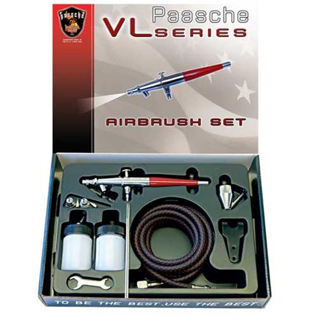 Paasche Airbrush Paasche VLS-Set Double Action Siphon Feed Airbrush Set