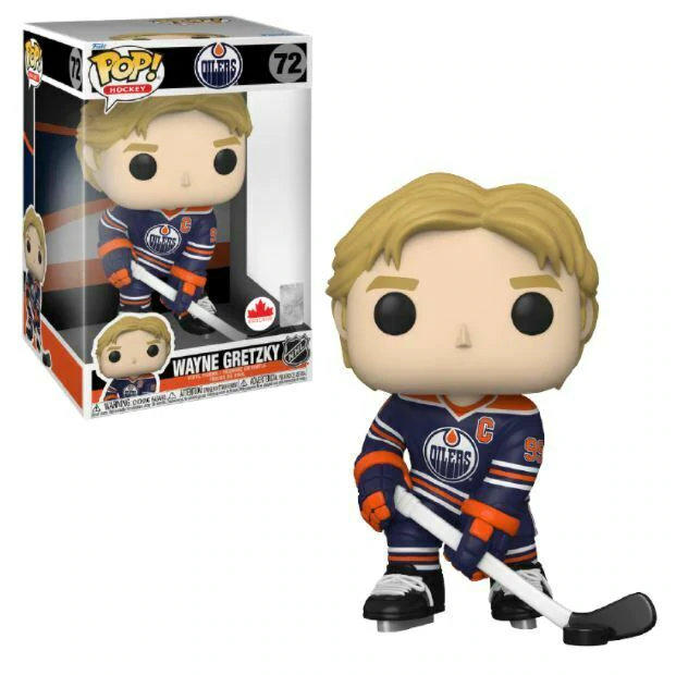 WAYNE GRETZKY 72 10" POP FIGURE EDMONTON OILERS (CANADIAN EXCLUSIVE)