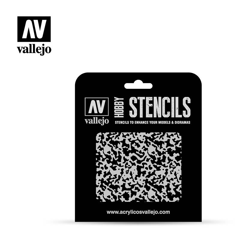 Vallejo Hobby Stencils ST-AIR001 Weathered Paint 1/48