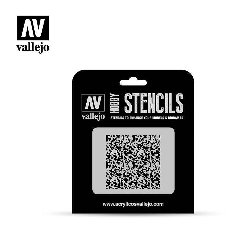 Vallejo Hobby Stencils ST-AIR002 Weathered Paint 1/72