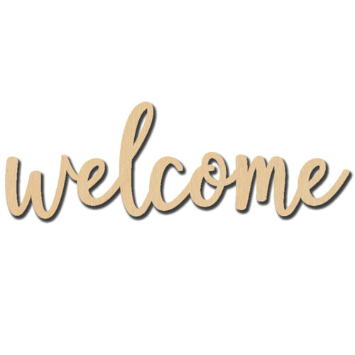 Welcome Sign - Wooden