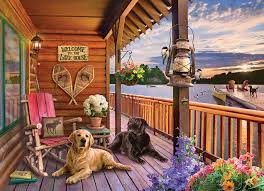 Cobble Hill 1000pc Puzzle Welcome to the Lake House