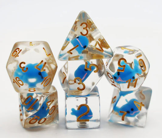 BLUE WHALE RPG DICE SET