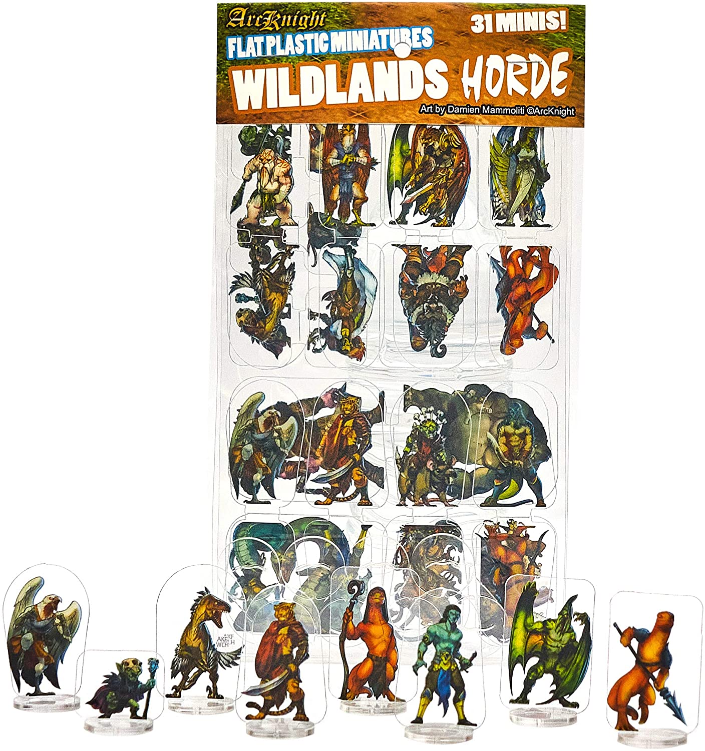 FLAT PLASTIC MINIATURES: WILDLANDS HORDE