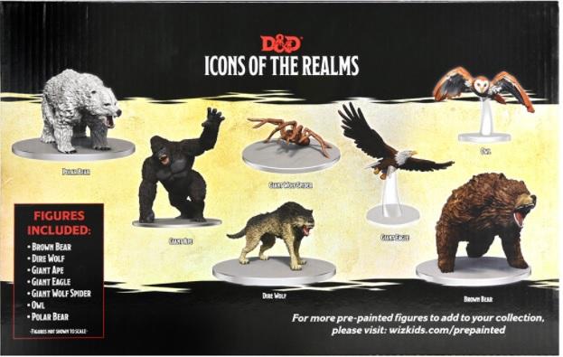 D&D ICON OF THE REALMS: SPELL EFFECTS: WILD SHAPE & POLYMORPH SET 2