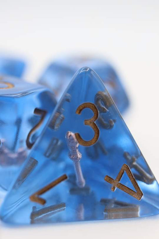 WIZARD'S WAND CLASS RPG DICE SET