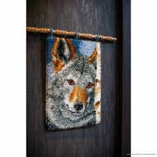 Vervaco Latch hook kit rug "Wolf"
