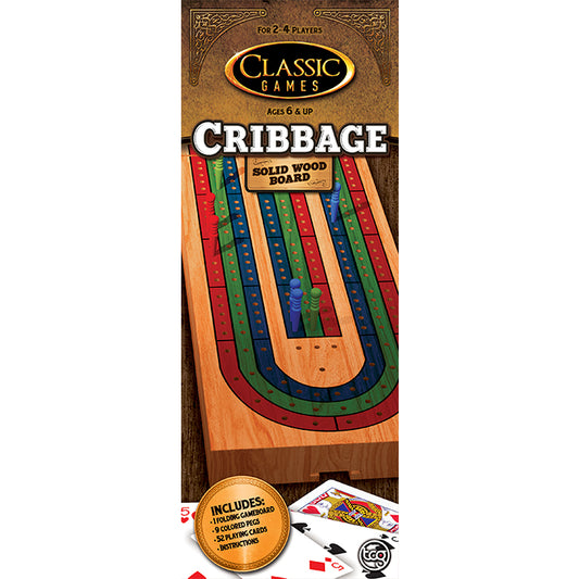 Solid Wood Cribbage
