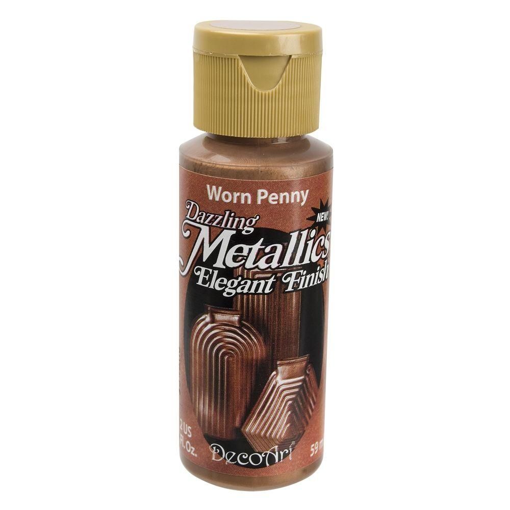 DecoArt® Dazzling Metallics® Paint, 2 oz. Worn Penny